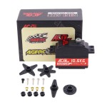 Original AGFRC Coreless Motor 2BB 0.080sec Titanium Gear 10.5 Kg-cm 25T Mini Digital Mini RC for 1/14th RC Car